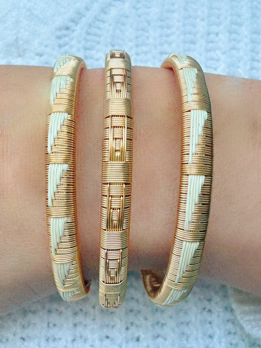 “Trio” Bangle Stack