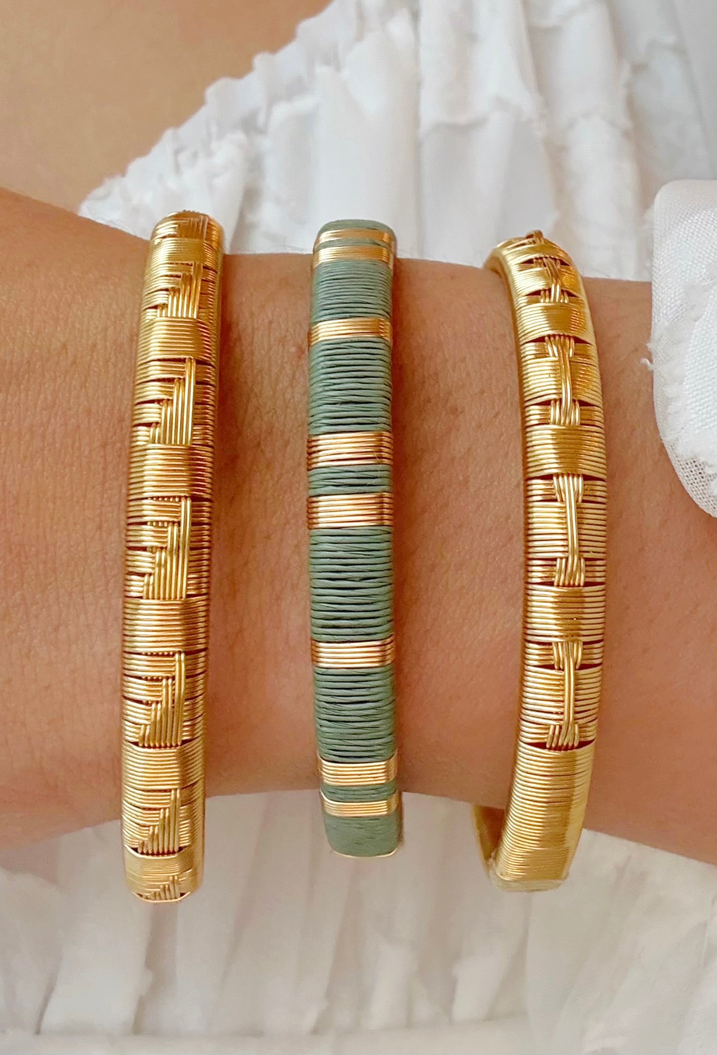 “Esmeralda” Bangle Stack