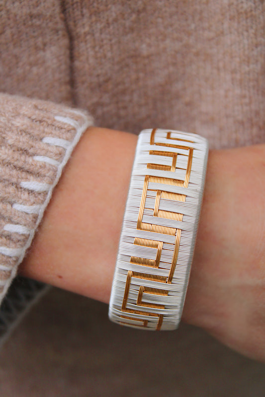 “Espiral Mixta” Statement Bangle